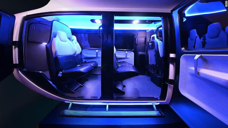 Fly inside Uber's new air taxi cabin