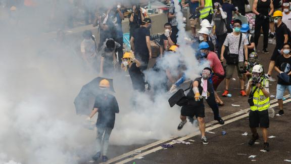 Hong Kong protests: Two people in serious condition with legislature on ...