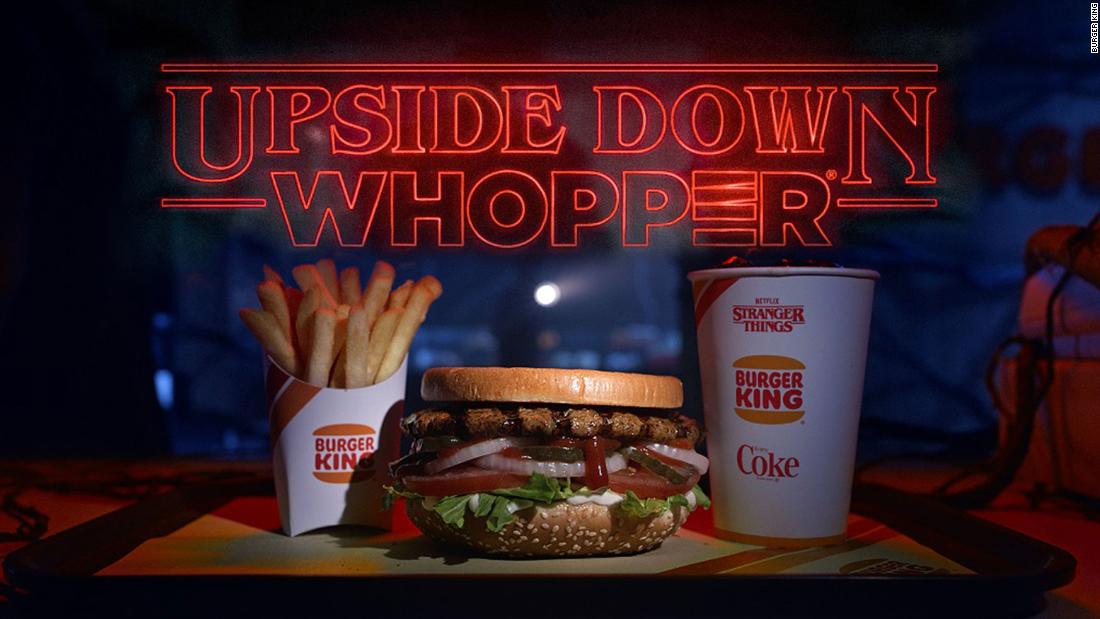 Burger King will sell upside-down Whoppers to celebrate 'Stranger Things