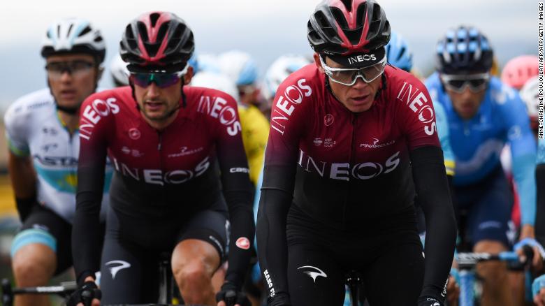 Chris Froome crashed on a reconnaissance ride ahead of the fourth stage of the Criterium du Dauphine in France.