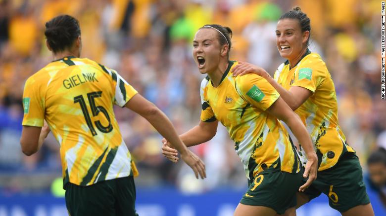 Foord&#39;s goal before half-time ensured Australia went into the break with hope. 