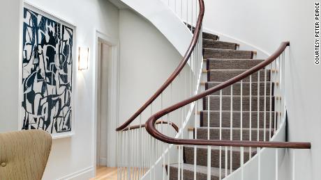 An air-filter provides fresh air inside the passive house, which rarely needs heat.