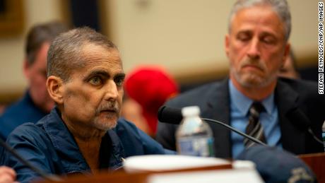 Luis Alvarez, who is about to start his 69th round of chemo on June 12, testifies at a hearing on the 9-11 Victims fund before the Judiciary subcommittee on Capitol Hill in Washington D.C. on June 11, 2019. Credit: Stefani Reynolds / CNP | usage worldwide Photo by: Stefani Reynolds/picture-alliance/dpa/AP Images