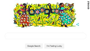 Google Doodle Celebrates The Jingle Dress Dance Cnn