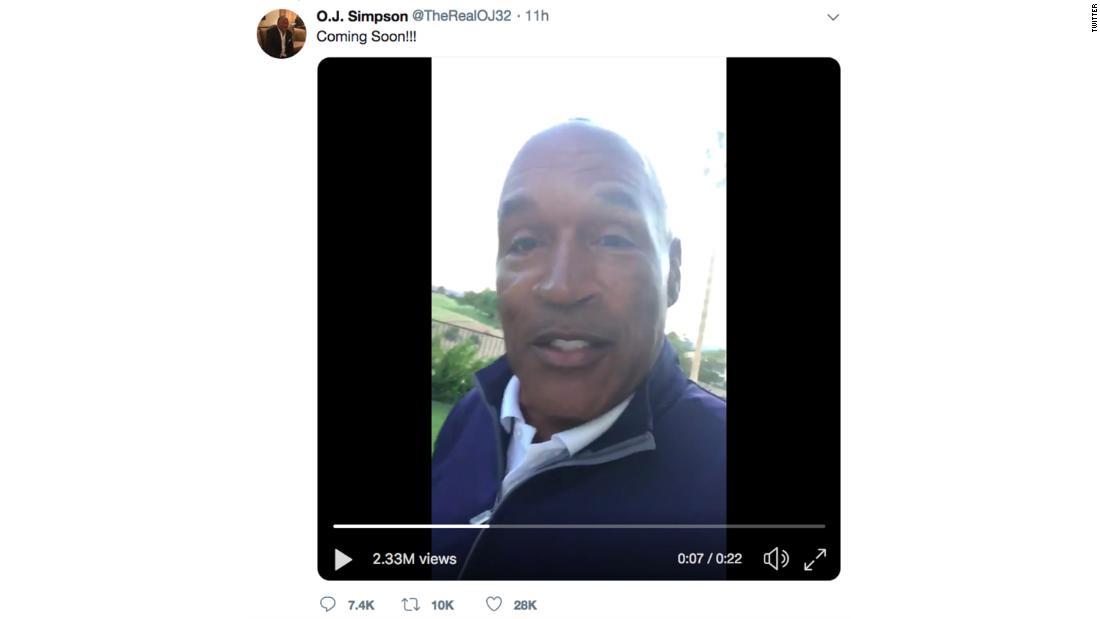 Oj Simpson Is Now And Says He S Got A Little Getting Even To Do Cnn