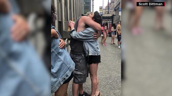 A Man Offered Dad Hugs At A Pride Parade And He Impacted A Lot More 