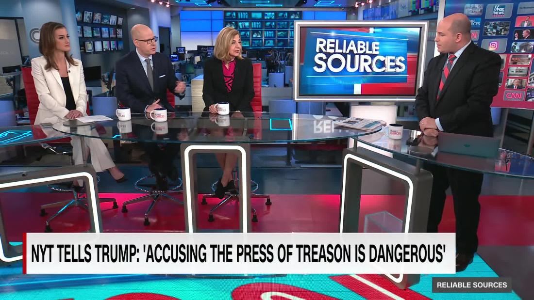 NYT tells Trump: Accusing us of treason 'is dangerous' - CNN Video
