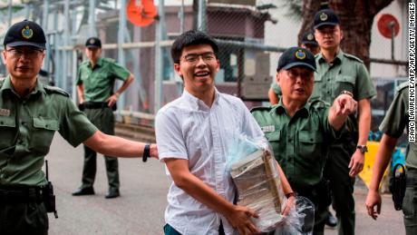 Hong Kong activist Joshua Wong released from prison