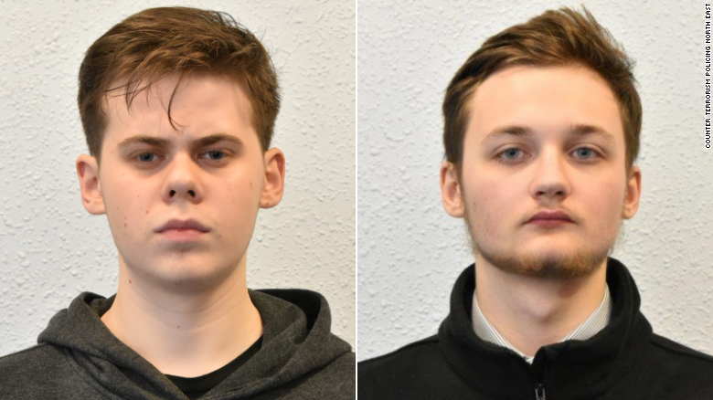 Oskar Dunn-Koczorowski, left, and Michael Szewczuk were sentenced at the Old Bailey Tuesday.