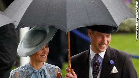 William and Kate attend Ascot on Tuesday.