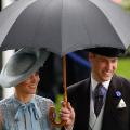 Royal Ascot Prince William Kate umbrella 