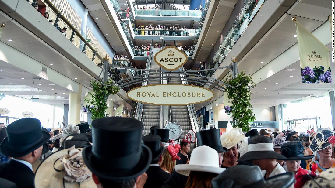 The Royal Enclosure is the high-society place to be seen at Ascot. 