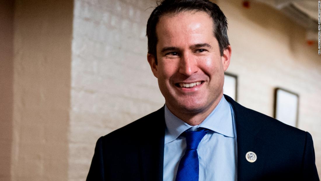 US Rep. Seth Moulton arrives for a meeting on Capitol Hill in November 2018. He has been in Congress since 2015.