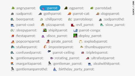   Slack has custom emoji options like animated 