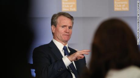 Bank of America CEO Brian Moynihan suggested the inverted yeld curve may not be a reliable recession indicator this time.