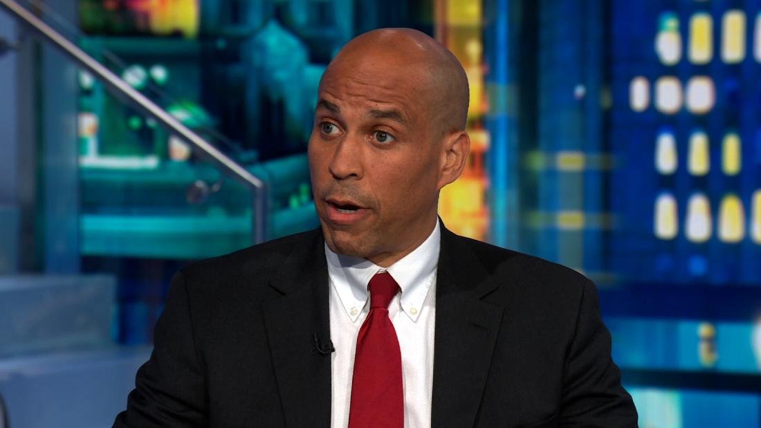 Cory Booker Shuts Down Joe Biden This Is What I Know Cnn Video