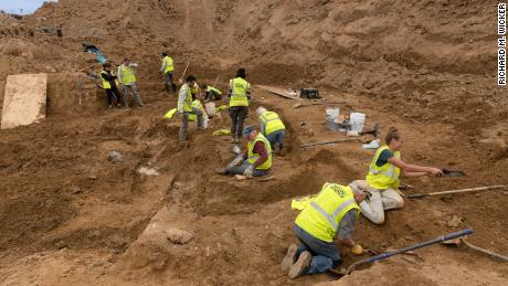 Dinosaur dig in Littleton, CO