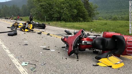 7 motorcyclists are dead after colliding with a pickup truck in New Hampshire 