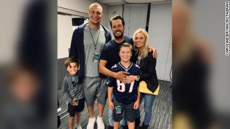 Rob Gronkowski caught one more pass in Gillette Stadium, this time from Luke Bryan