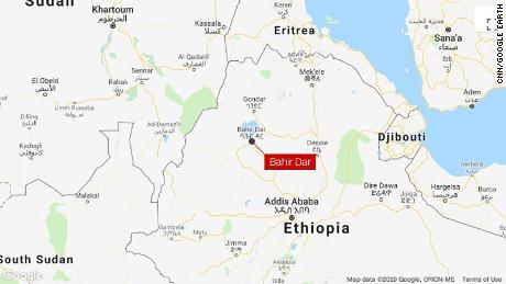 Officials say the coup attempt occurred in Bahir Dar in northern Ethiopia. 