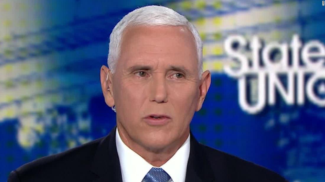 Image result for mike pence cnn state of the union