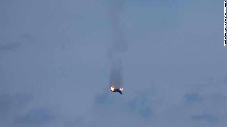 Two Eurofighter jets crashed in Germany, killing one pilot
