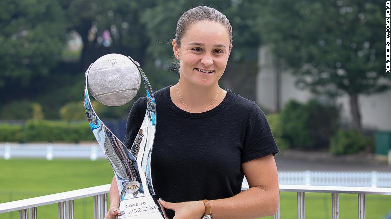 Ashleigh Barty took over as women&#39;s world No.1 this month. 