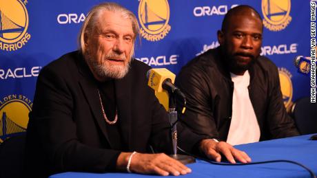 Don Nelson before a Golden State Warriors game against the Sacramento Kings on February 21.