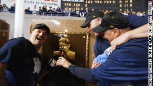 How Yankees turned clubhouse into 'nightclub' celebrating sweep of Red Sox  