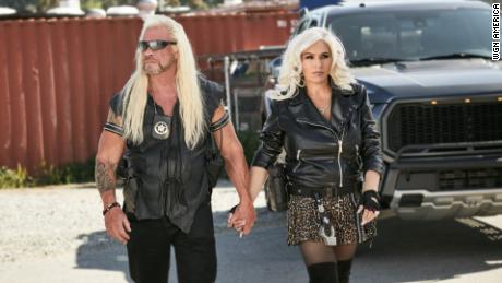 Duane &quot;Dog Chapman&quot; and Beth Chapman in their WGN America series &quot;Dog&#39;s Most Wanted.&quot; 