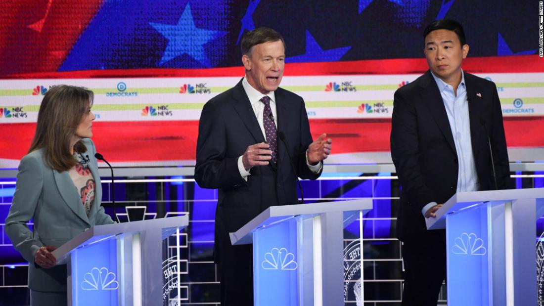 Hickenlooper, center, served two terms as Colorado&#39;s governor and was Denver&#39;s mayor before that. He had a career as a geologist in his early years, and when he was laid off in the 1980s he found success in business by opening a large brewpub.