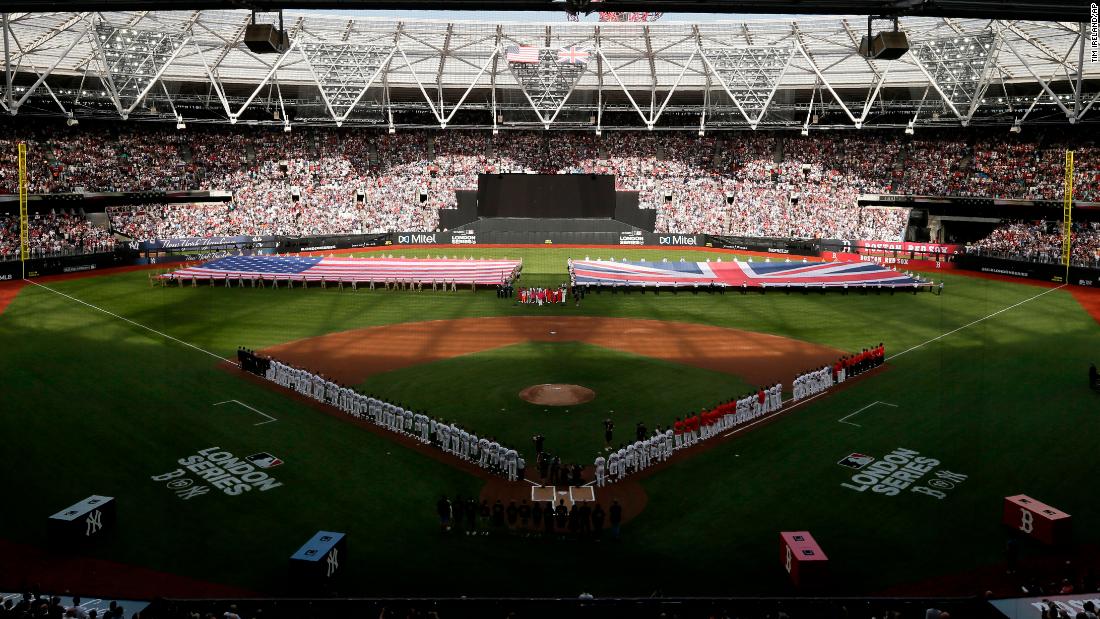 In pictures Major League Baseball goes to London