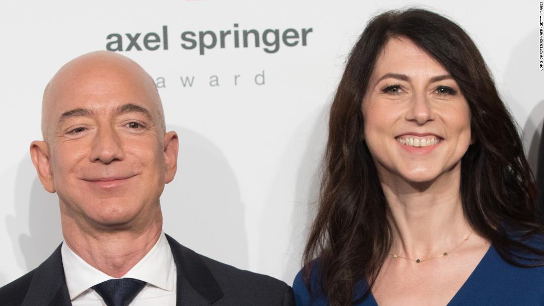 Jeff and MacKenzie Bezos