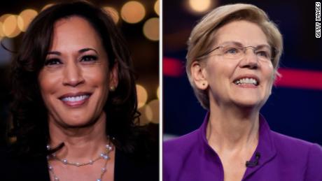 New Cnn Poll Shows Kamala Harris And Elizabeth Warren Rise After Democratic Debates Cnn Video