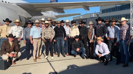 Tyler Skaggs posted this photograph after the team arrived in Texas.