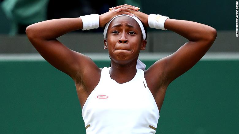 Cori &quot;Coco&quot; Gauff beat her idol Venus Williams on her Wimbledon debut.