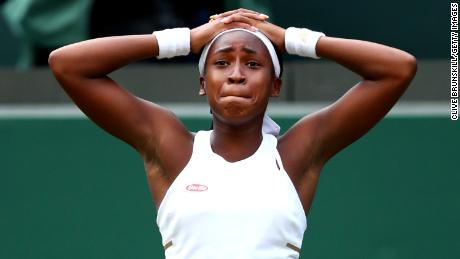 Cori &quot;Coco&quot; Gauff beat her idol Venus Williams on her Wimbledon debut.