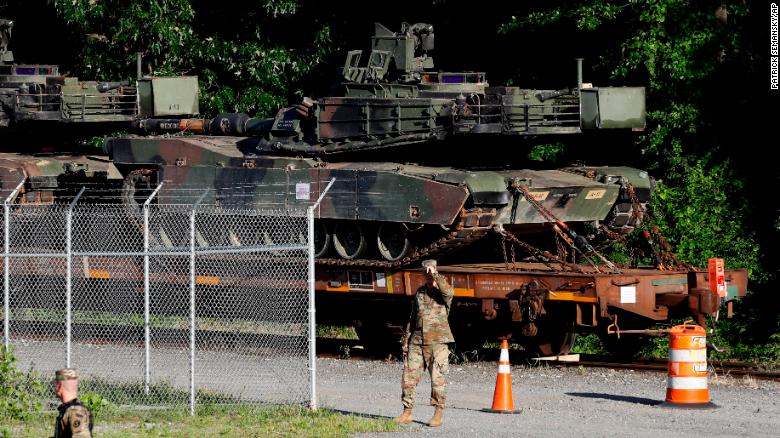 See tanks that will be used in Trump's July Fourth event