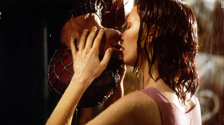 Sony produced its first &#39;Spider-Man&#39; movie -- featuring this famous kiss -- in 2002.