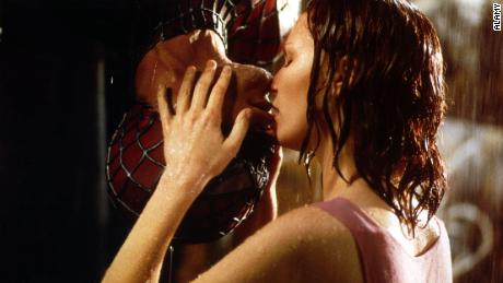 Sony produced its first &#39;Spider-Man&#39; movie -- featuring this famous kiss -- in 2002.