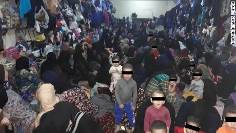 Photo of the women's cell at Tal Kayf prison, taken in April 2019, shows extreme overcrowding.