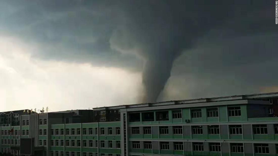 Tornado tears through Chinese city of Kaiyuan | CNN