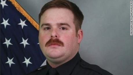 Nashville police officer John Anderson died at the scene. The 17-year-old suspect is in custody.