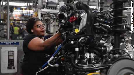 CHICAGO, ILLINOIS - JUNE 24: Workers assemble Ford vehicles at the Chicago Assembly Plant on June 24, 2019 in Chicago, Illinois. Ford recently invested $1 billion to upgrade the facility where they build the Ford Explorer, Police Interceptor Utility and the Lincoln Aviator.  (Photo by Scott Olson/Getty Images)