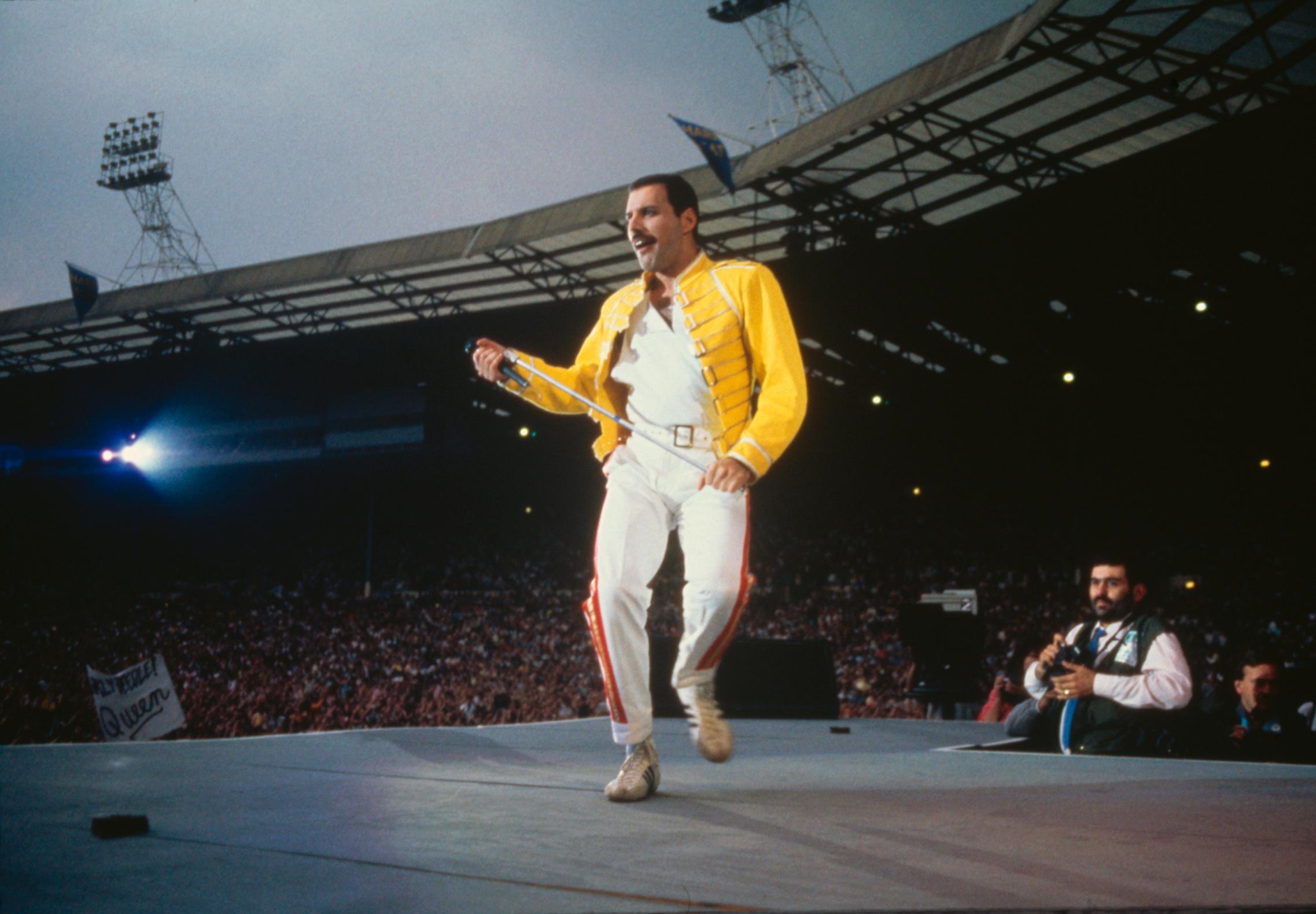Freddie Mercury's yellow military jacket: An iconic moment in fashion - CNN  Style