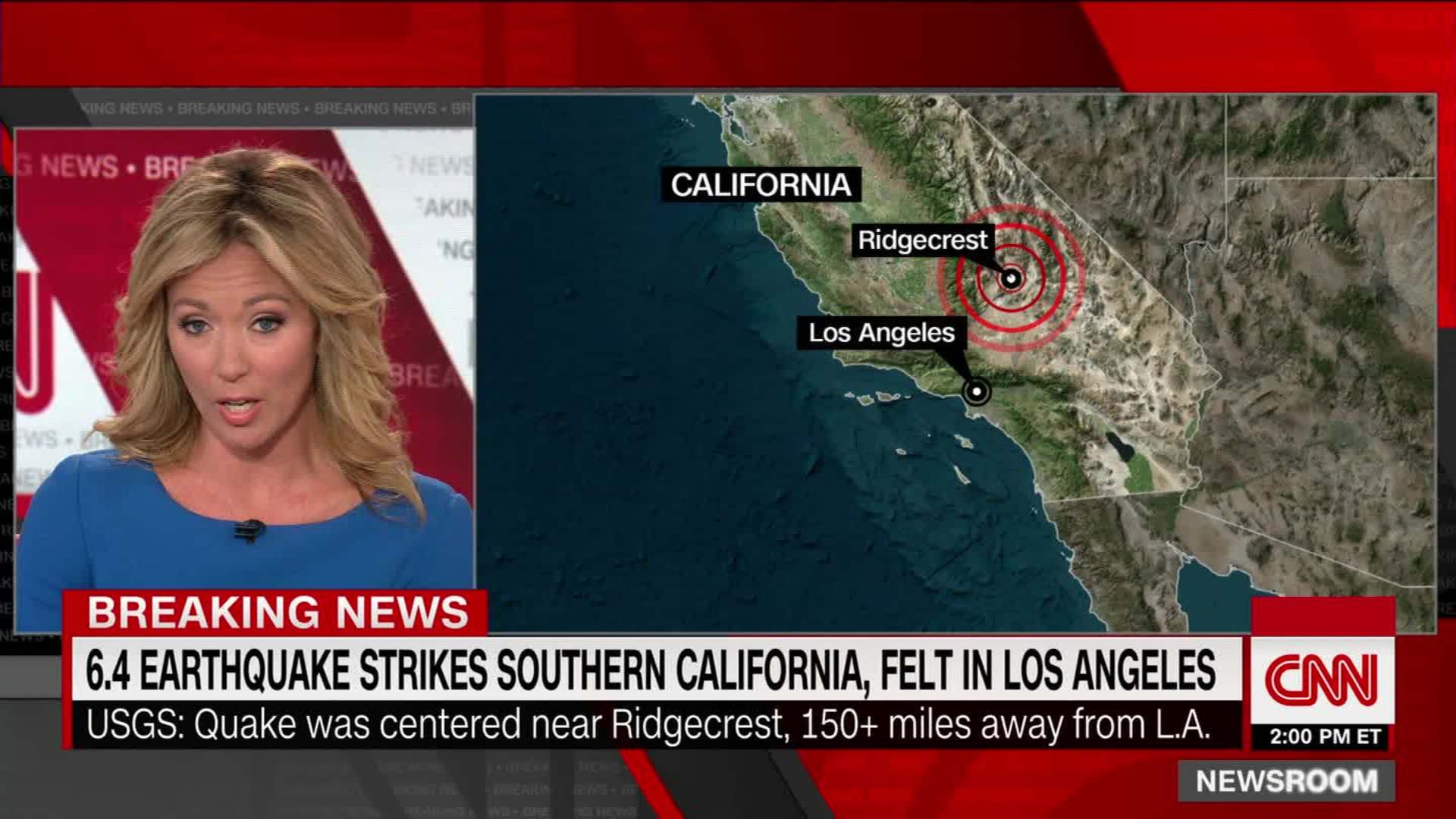 california earth quake news