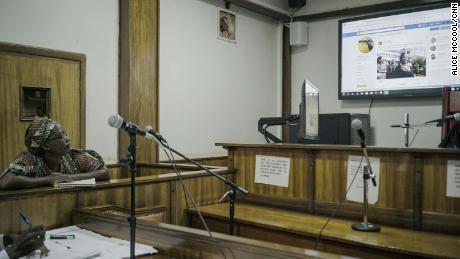 Nyanzi in court in June. 