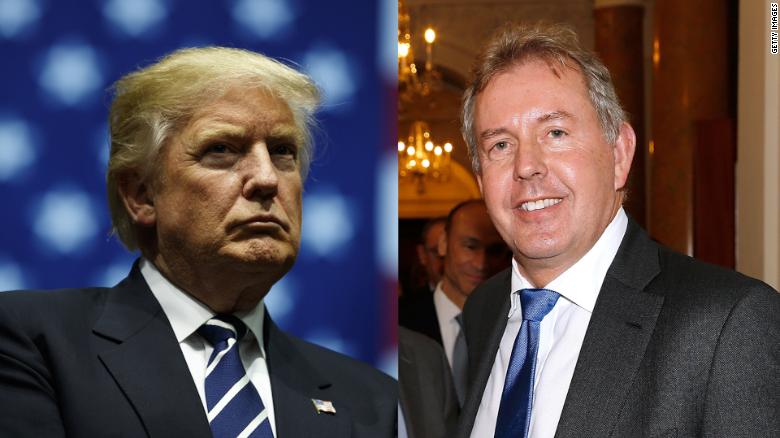 Trump says he's done with UK Ambassador who slammed him