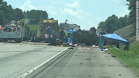 georgia crash interstate wrong way car death highway cnn leaves dead died seven saturday