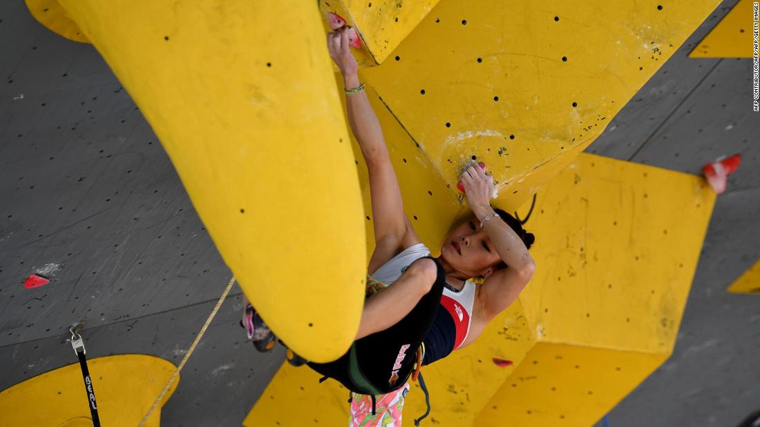 The Olympic climbing program at Tokyo 2020 will combine three disciplines: bouldering, lead climbing and speed climbing. The latter event is new to Kim, forcing her into a new training regime.